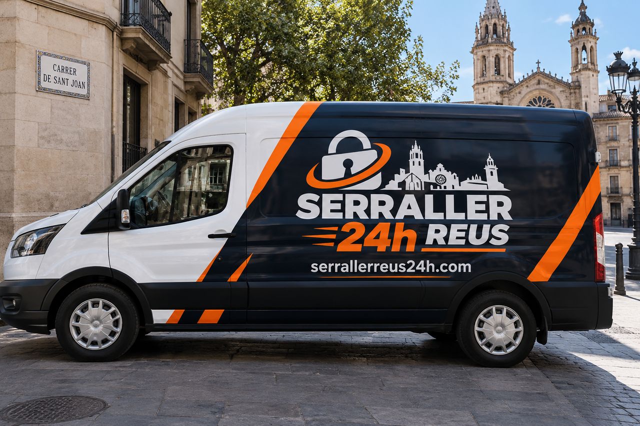 Furgoneta de Serraller Reus 24h, cerrajería urgente a domicilio en Reus